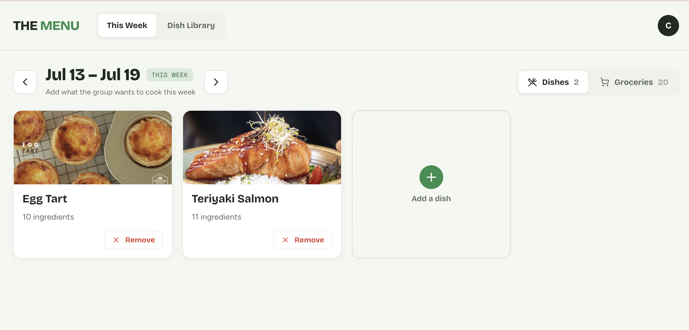 The Menu - Collaborative Meal Planner